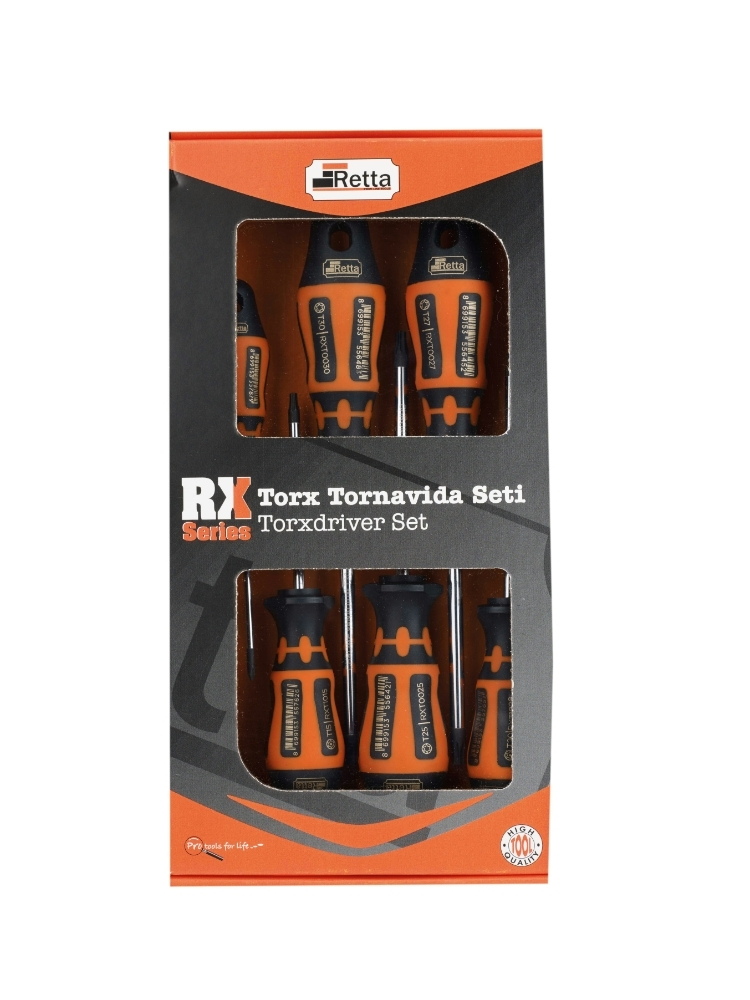 Tamperproof Torx Screwdriver Set 6 Pieces